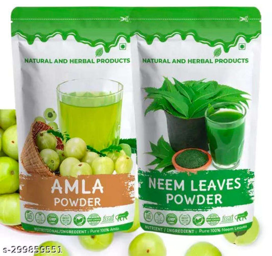 Combo Pack - Amla Powder - Neem Leaves Powder