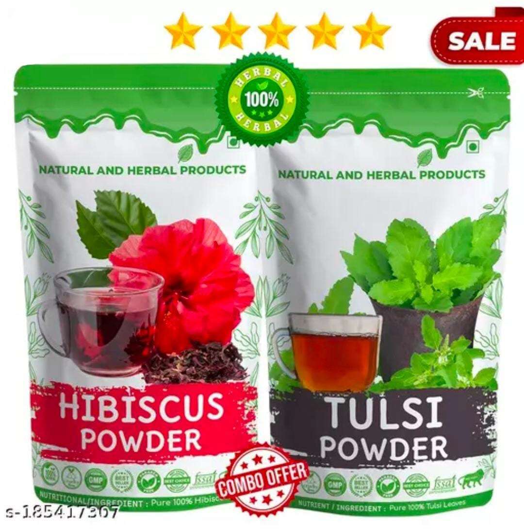 Combo Pack - Hibiscus powder - Tulsi powder