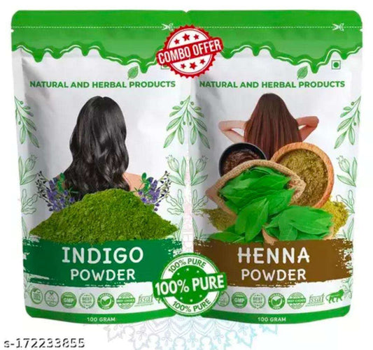 Combo Pack - Indigo powder - Henna powder